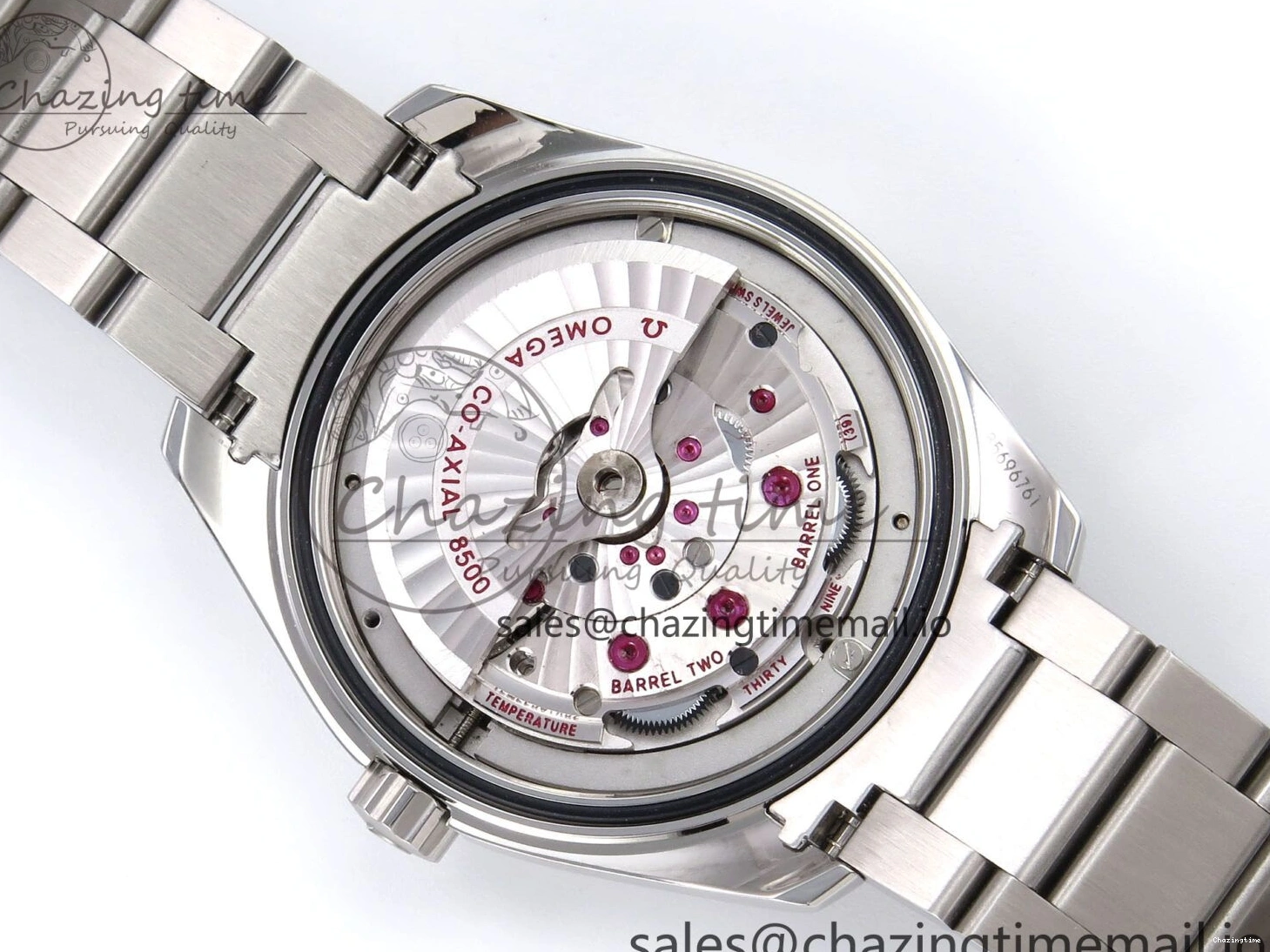 0108 Aqua Terra 150M GMT OMF 1:1 Best Edition White Blue Dial on SS Bracelet A RelaxedFit 7709